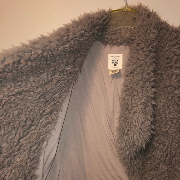 Billabong-Fuzzy faux fur jacket - Picture 2 of 5